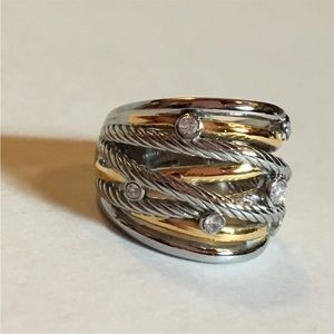 Gold and Stainless Steel Ring